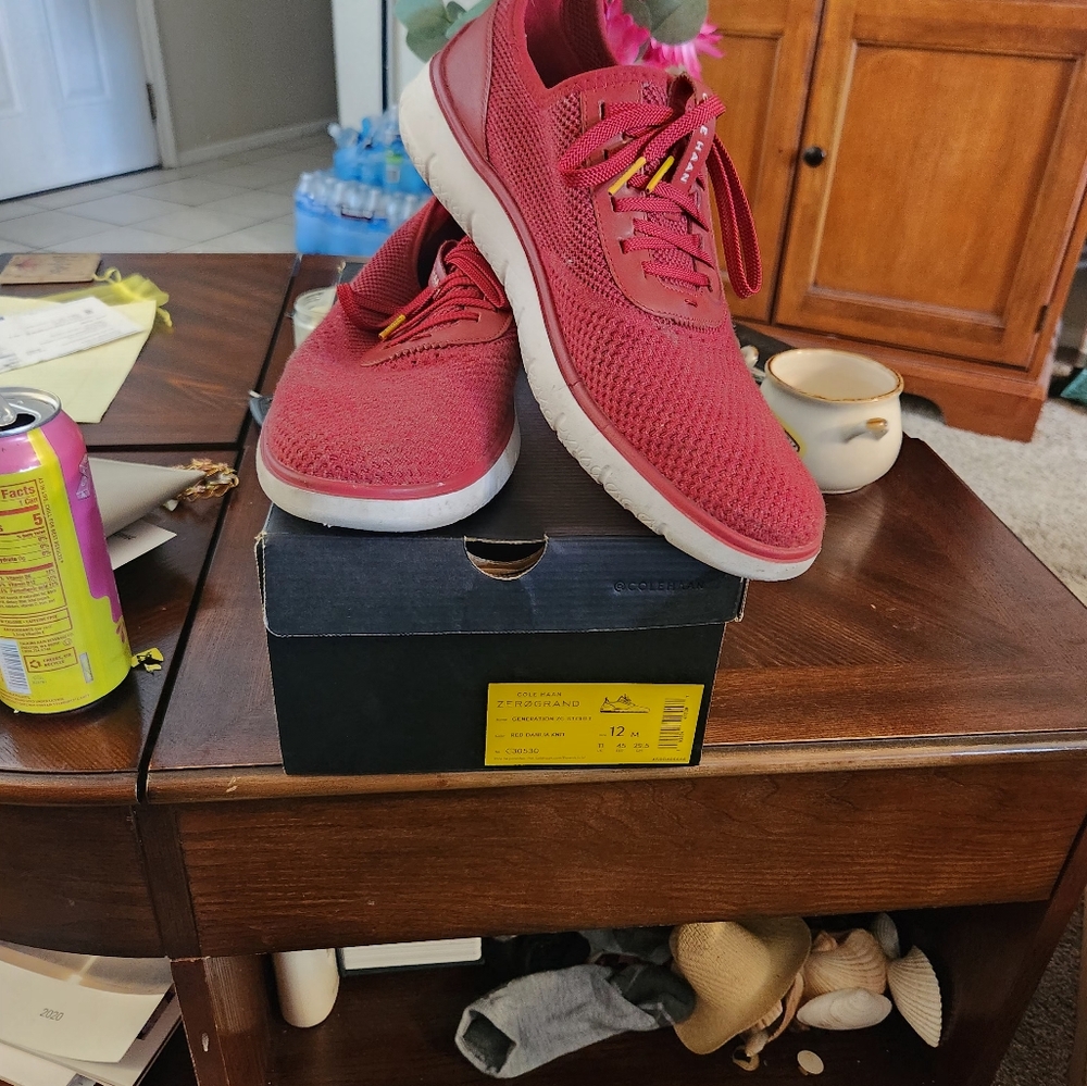 Cole Haan ZeroGround Red Slip-On Sneakers Size 12M - Picture 15 of 15